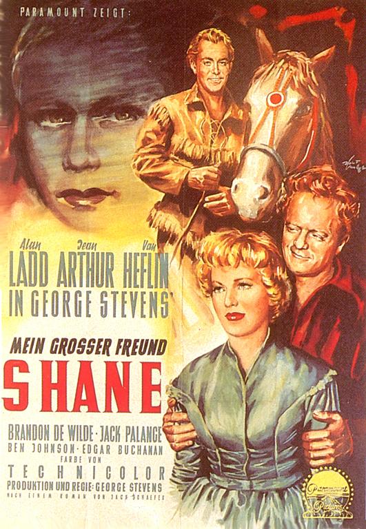 Shane (1953) movie posters