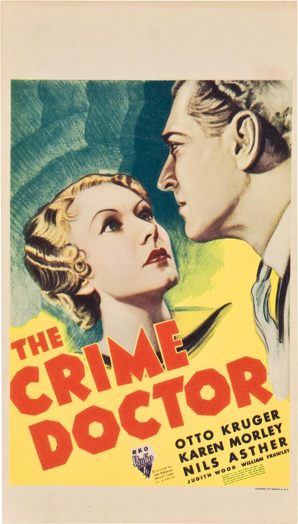 The Crime Doctor (1934) movie posters