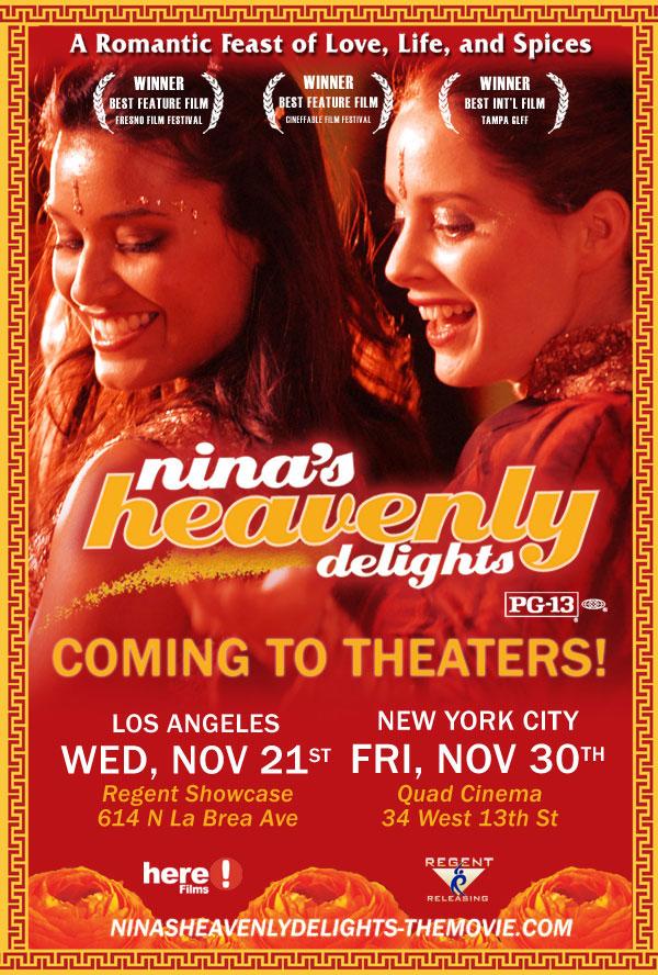 Nina's Heavenly Delights (2006) Poster US 600*888px