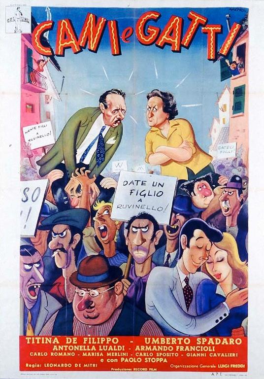 Cani e gatti (1952) movie posters