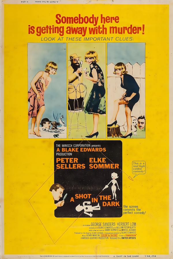 A Shot in the Dark (1965) Poster US 1990*2975px