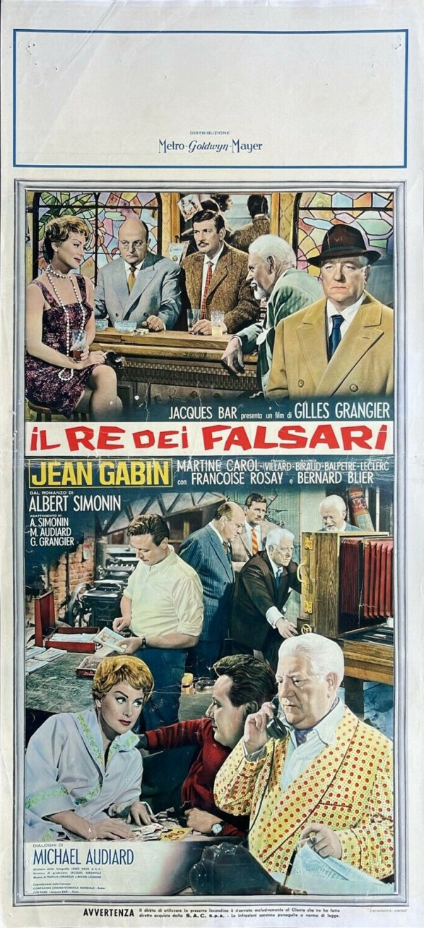 Le cave se rebiffe (1962) Poster IT 762*1666px